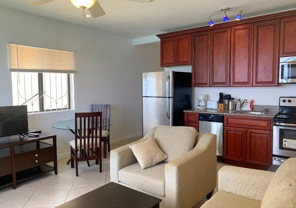 Vista-Villas-Small-1-Bed-1-Bath-Cliff-Top-Condo-Student-Rentals-Kitchen-area